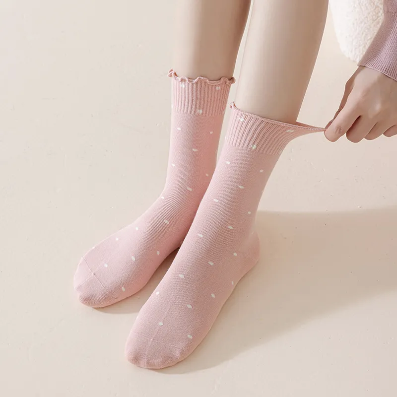 MIIOW Mid Calf Socks Women's 5 Pack-5