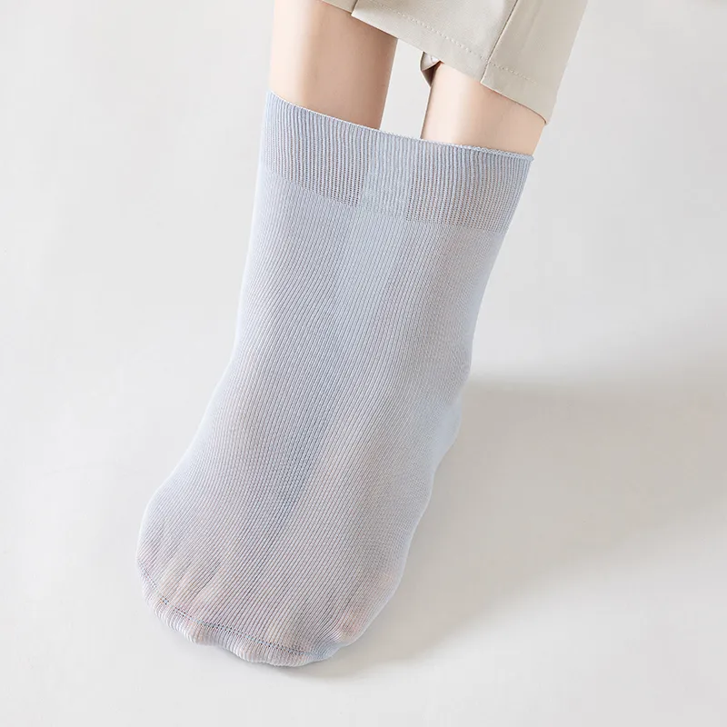 MIIOW Mid Calf Socks Women's 5 Pack-30