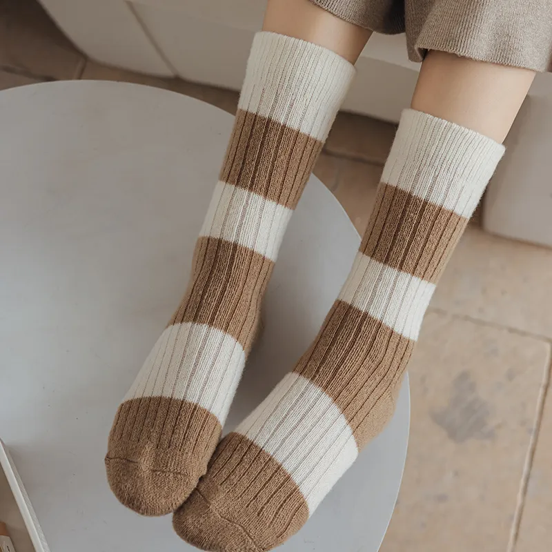 MIIOW Mid Calf Socks Women's 5 Pack-23