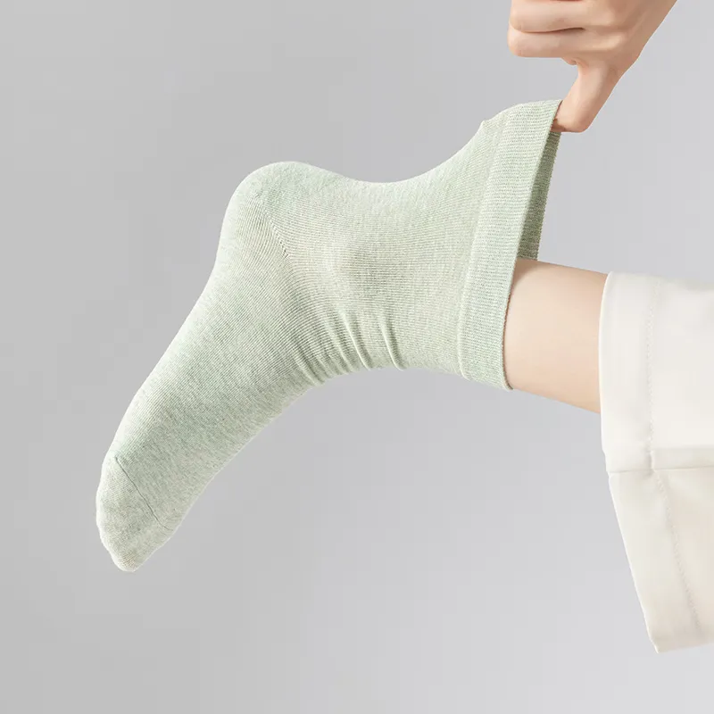 MIIOW Mid Calf Socks Women's 4 Pack-14
