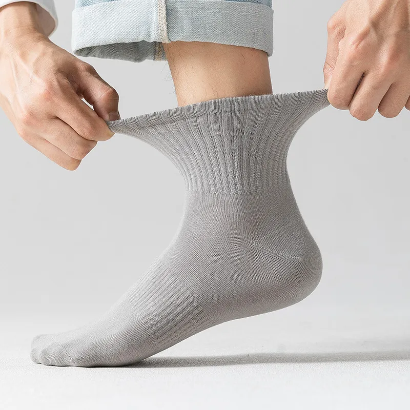 MIIOW Mid Calf Socks Men's 5 Pack-1