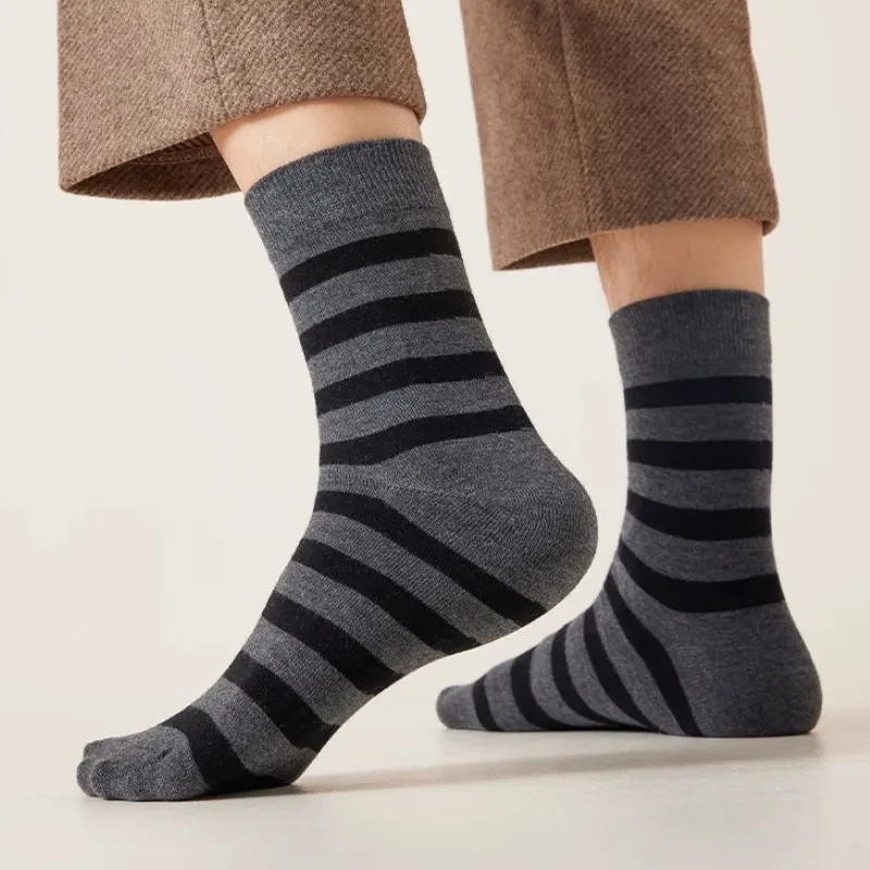 MIIOW Mid Calf Socks Men's 5 Pack-15