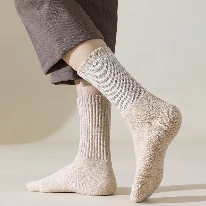 MIIOW Knee High Socks Men's 3 Pack-5