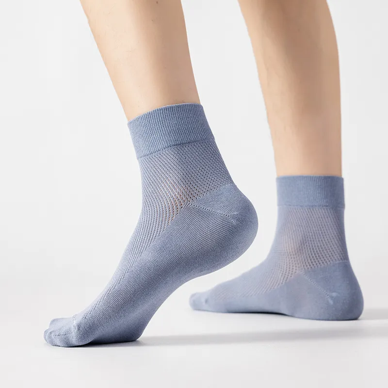MIIOW Mid Calf Socks Men's 5 Pack-8