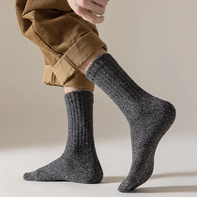 MIIOW Mid Calf Socks Men's 5 Pack-8
