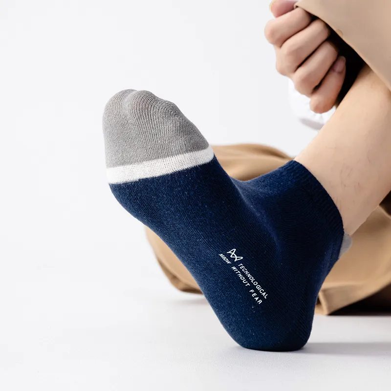 MIIOW Ankle Socks Men's Shopping Bag 5 Pack-16