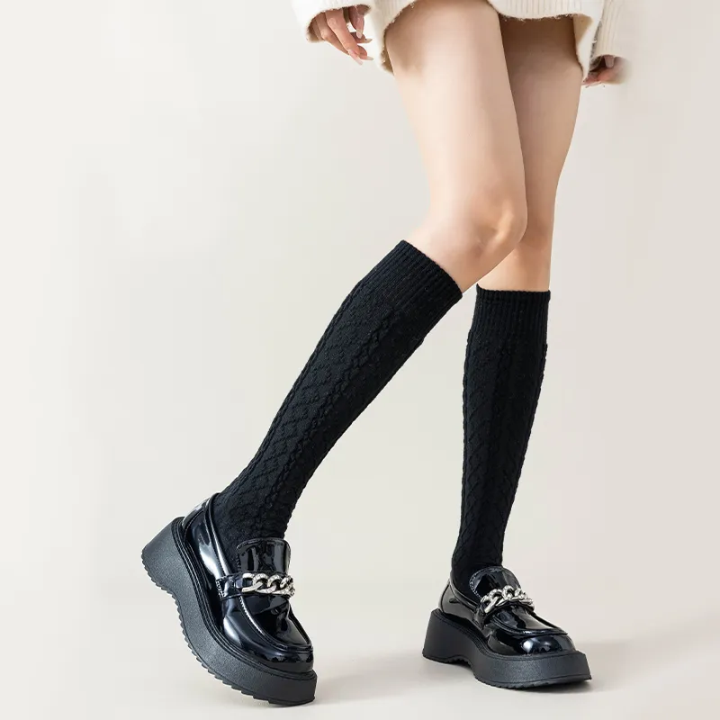 MIIOW Knee High Socks Women's 2 Pack-9