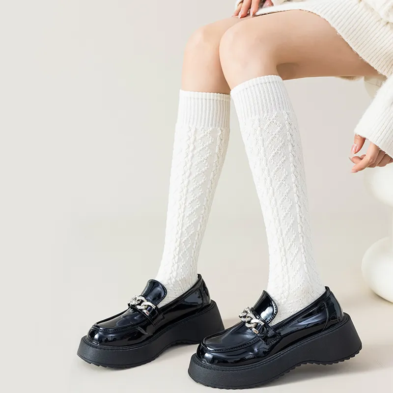 MIIOW Knee High Socks Women's 2 Pack-23