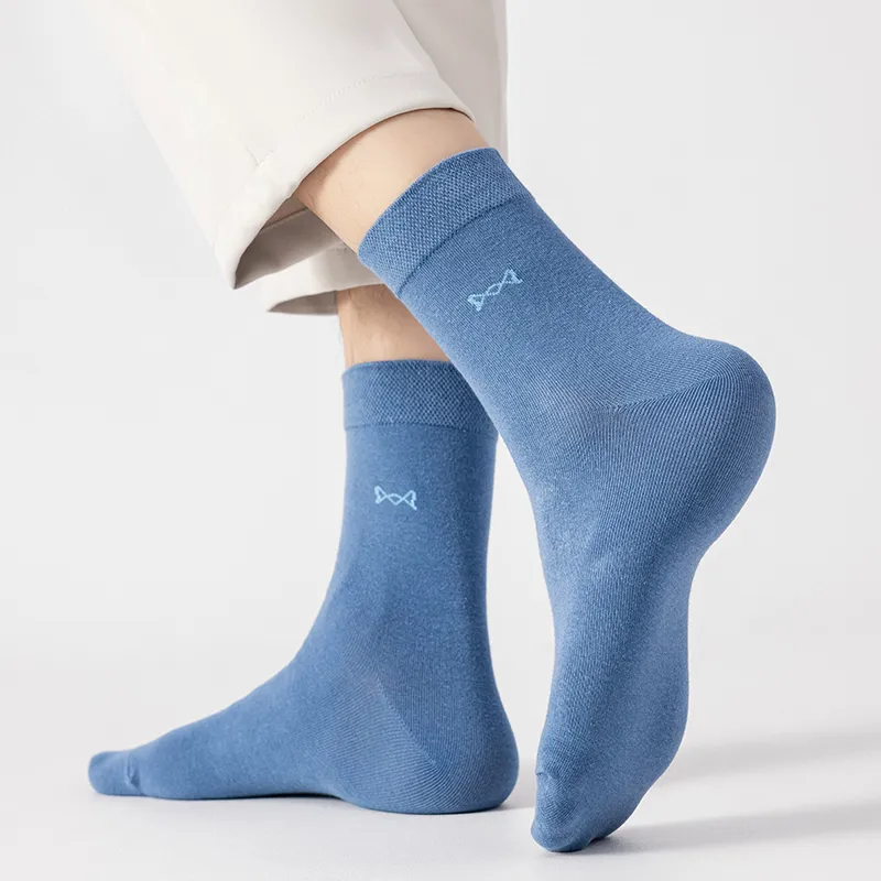 MIIOW Mid Calf Socks Men's Box 5 Pack-5