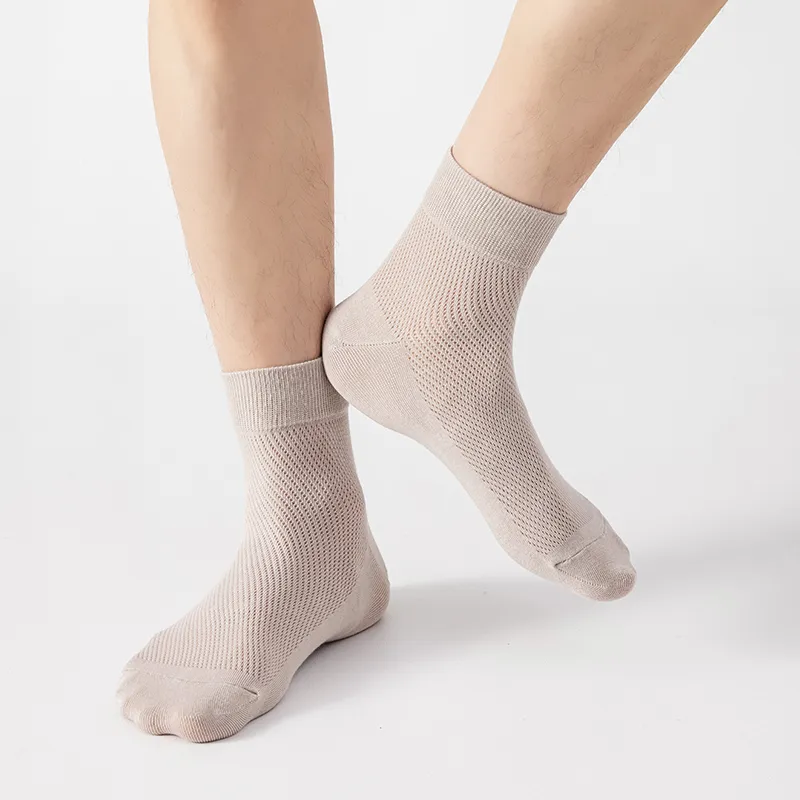 MIIOW Mid Calf Socks Men's 5 Pack-16