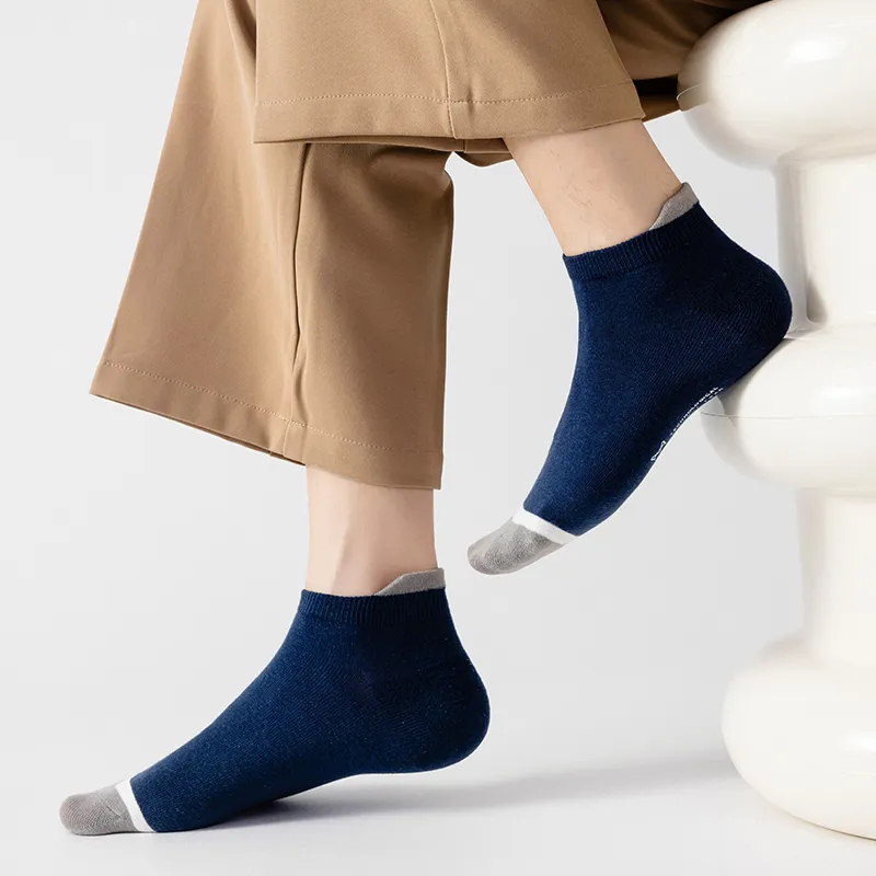 MIIOW Ankle Socks Men's Shopping Bag 5 Pack-12