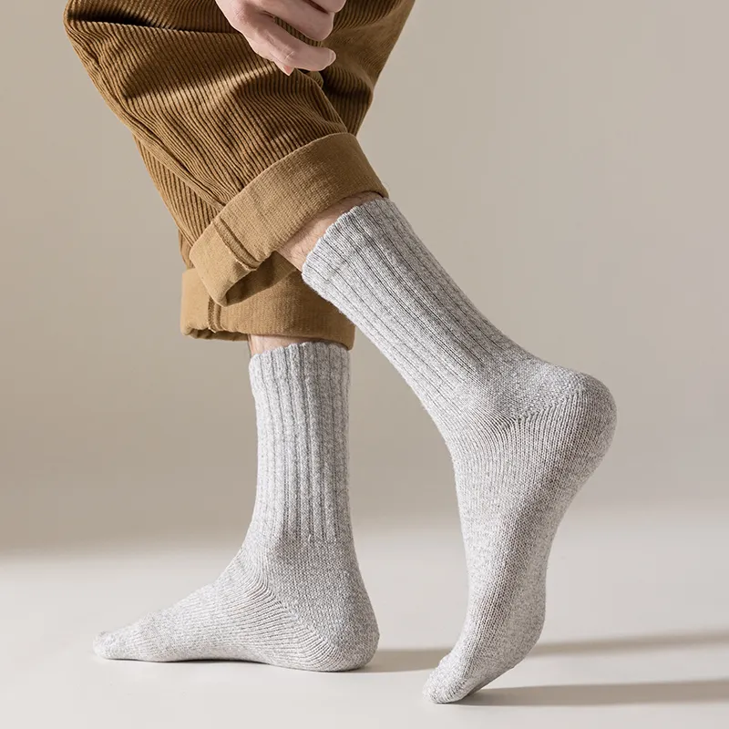 MIIOW Mid Calf Socks Men's 5 Pack-25