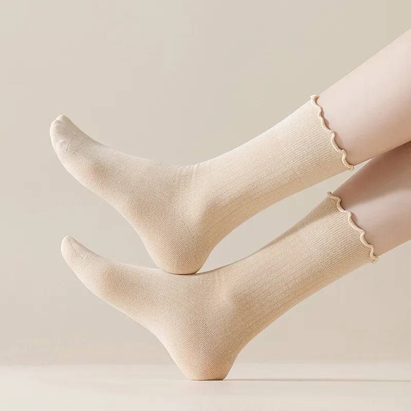 MIIOW Mid Calf Socks Women's 5 Pack-37