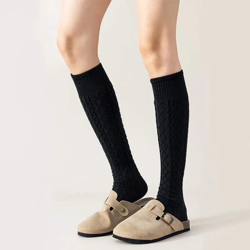 MIIOW Knee High Socks Women's 2 Pack-10