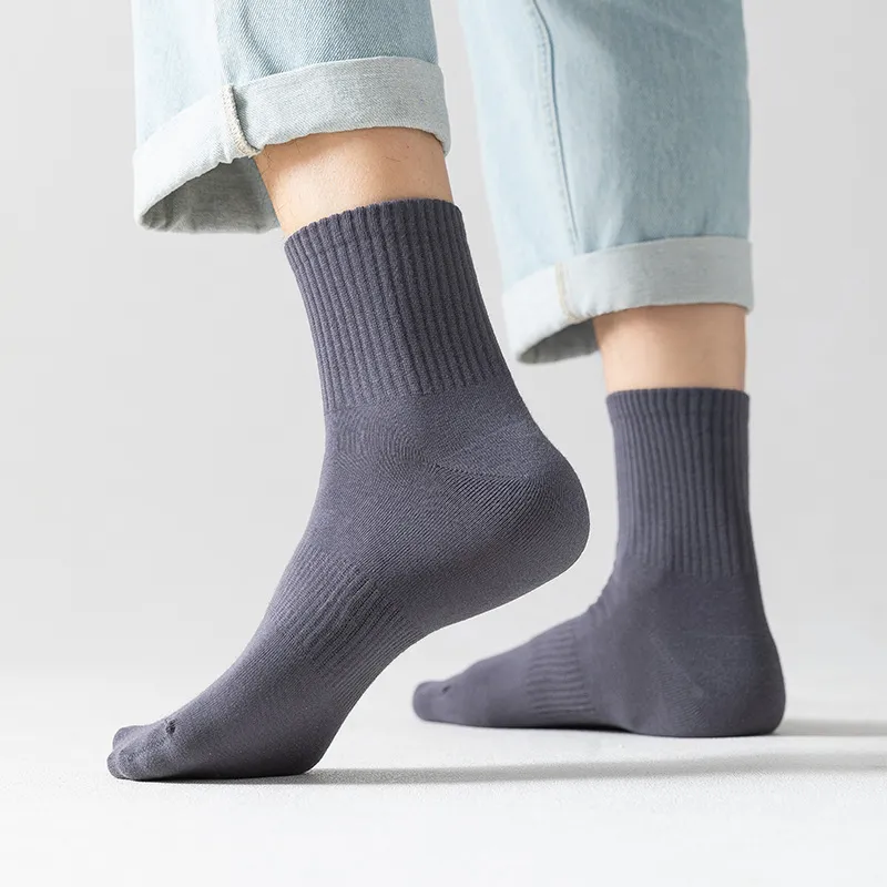 MIIOW Mid Calf Socks Men's 5 Pack-15