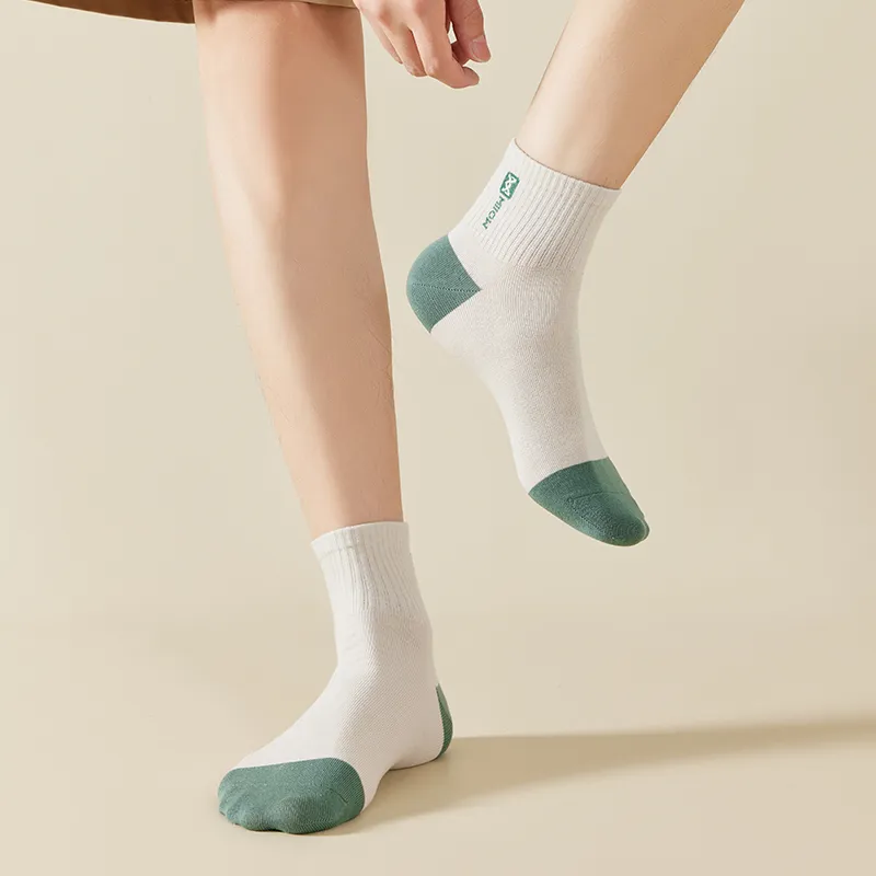 MIIOW Mid Calf Socks Men 5 Pack-21