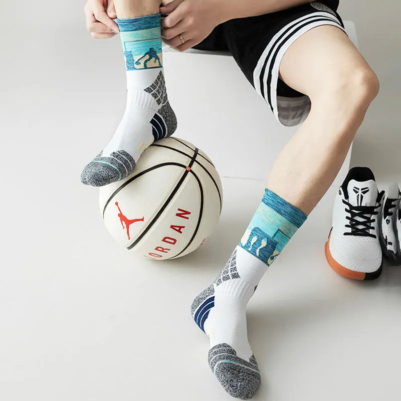 MIIOW Unisex Basketball Socks-34