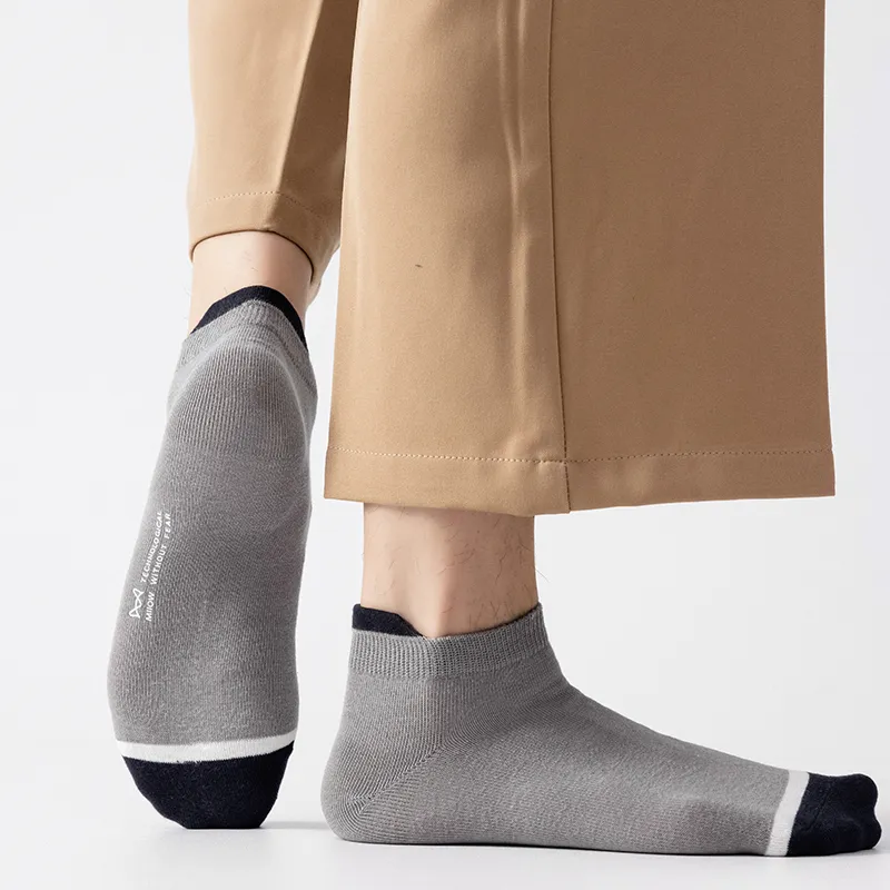 MIIOW Ankle Socks Men's Shopping Bag 5 Pack-7