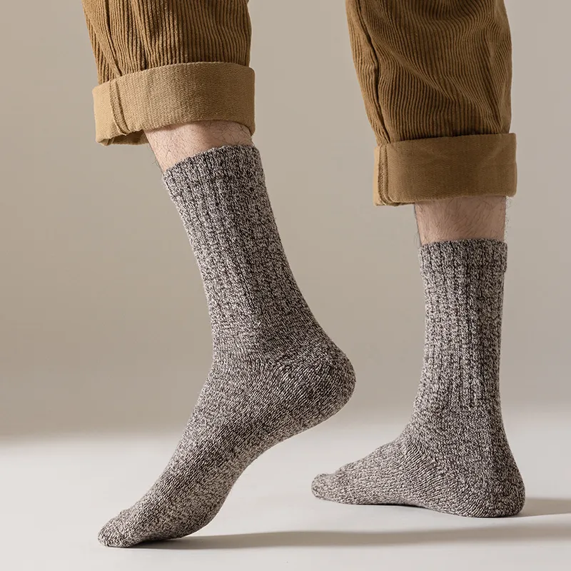 MIIOW Mid Calf Socks Men's 5 Pack-20