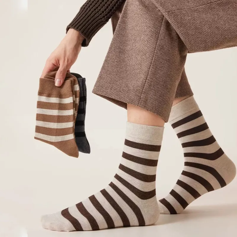 MIIOW Mid Calf Socks Men's 5 Pack-40