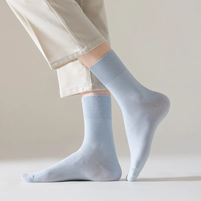 MIIOW Mid Calf Socks Women's 5 Pack-9