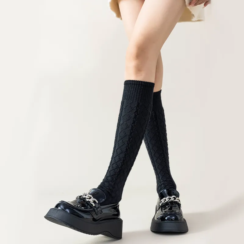 MIIOW Knee High Socks Women's 2 Pack-8