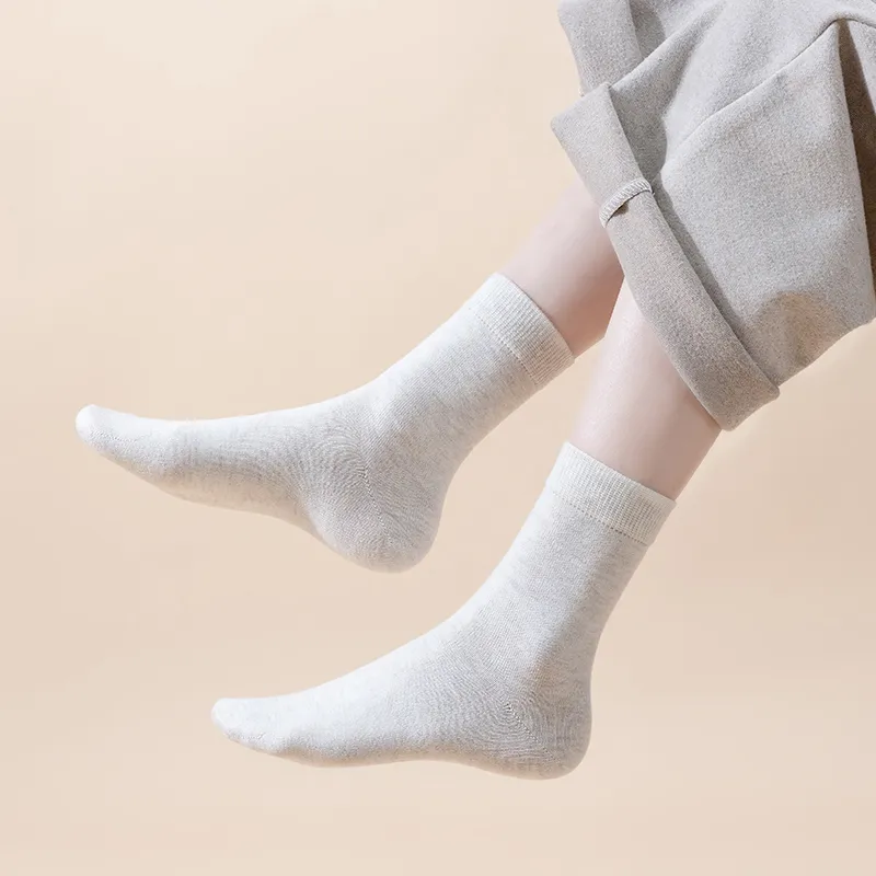 MIIOW Mid Calf Socks Women's 5 Pack-20
