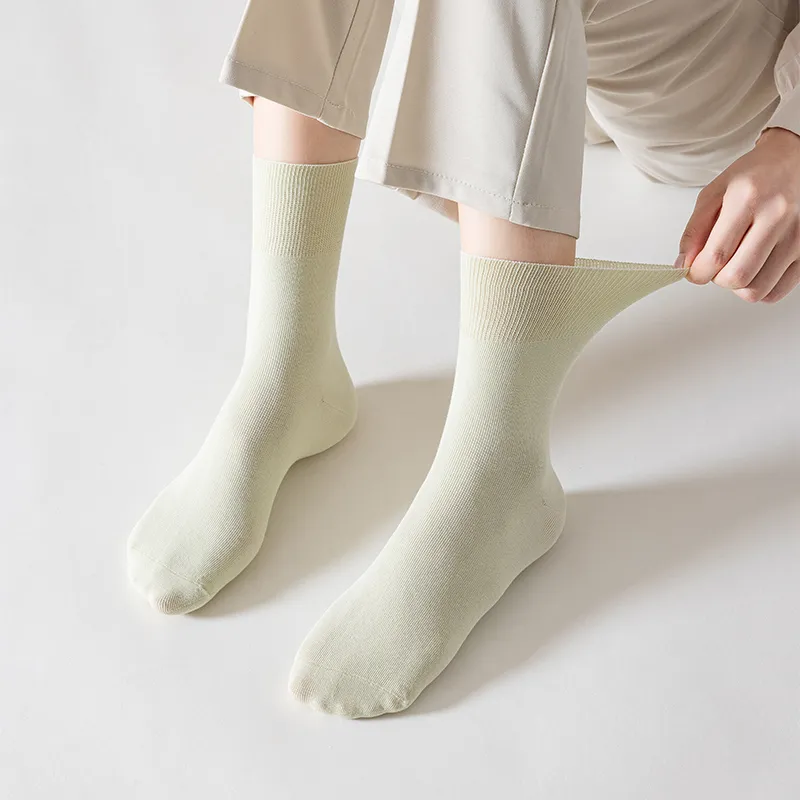 MIIOW Mid Calf Socks Women's 5 Pack-21