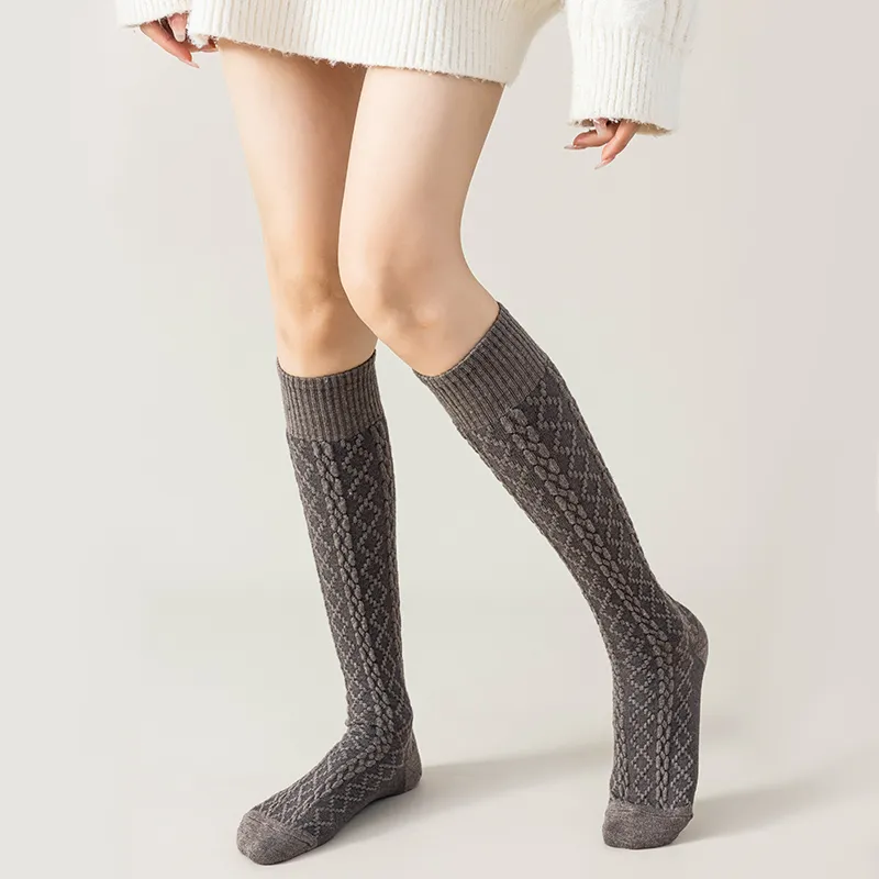 MIIOW Knee High Socks Women's 2 Pack-20