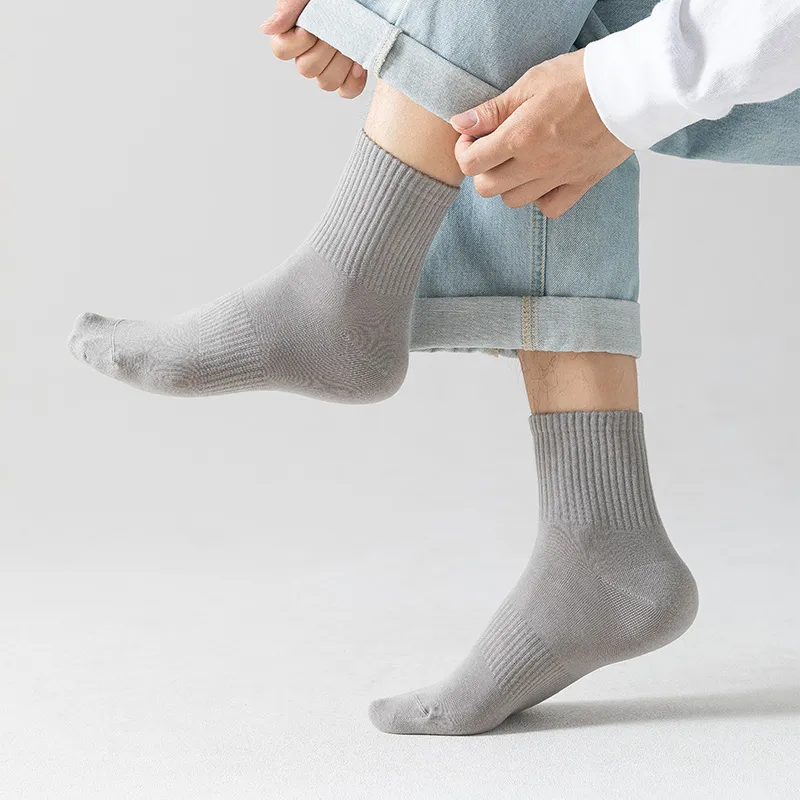 MIIOW Mid Calf Socks Men's 5 Pack-11