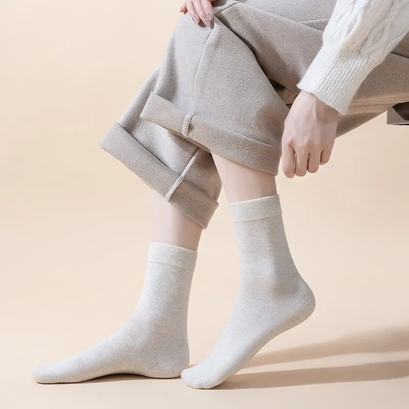 MIIOW Mid Calf Socks Women's 5 Pack-22