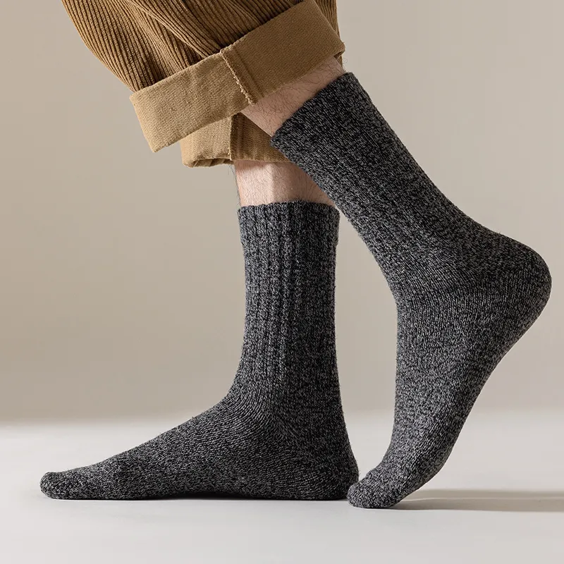 MIIOW Mid Calf Socks Men's 5 Pack-9