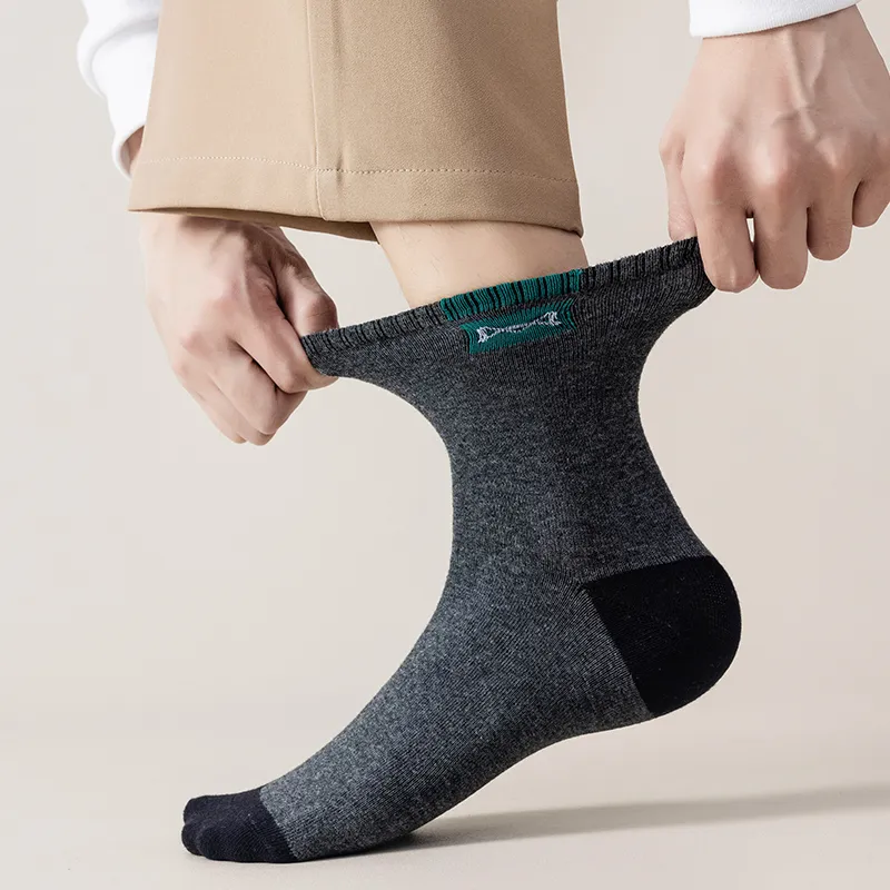 MIIOW Mid Calf Socks Men's 5 Pack-1