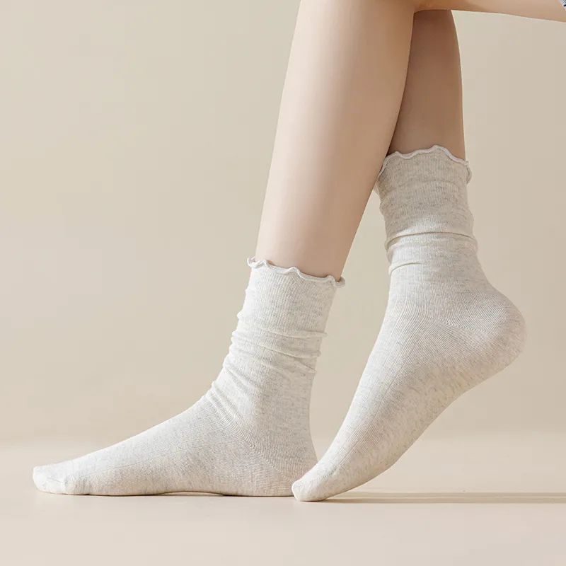 MIIOW Mid Calf Socks Women's 5 Pack-58