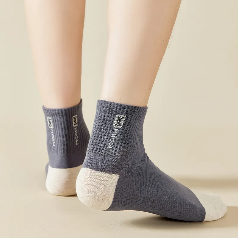MIIOW Mid Calf Socks Men 5 Pack-7