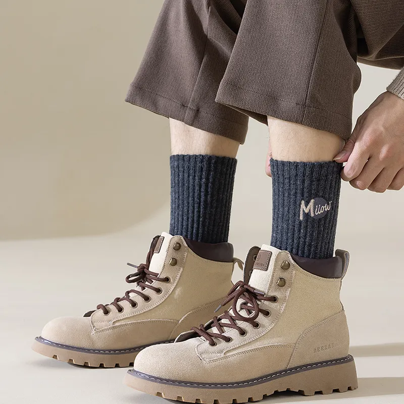 MIIOW Knee High Socks Men's 3 Pack-23