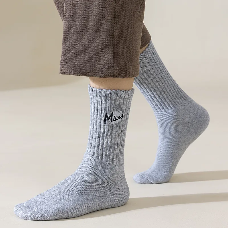 MIIOW Knee High Socks Men's 3 Pack-13