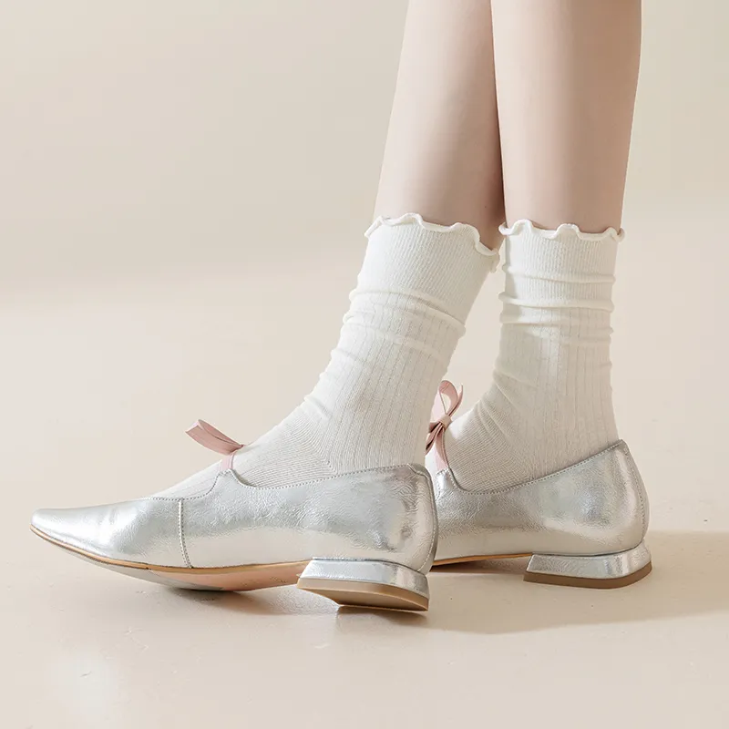 MIIOW Mid Calf Socks Women's 5 Pack-46