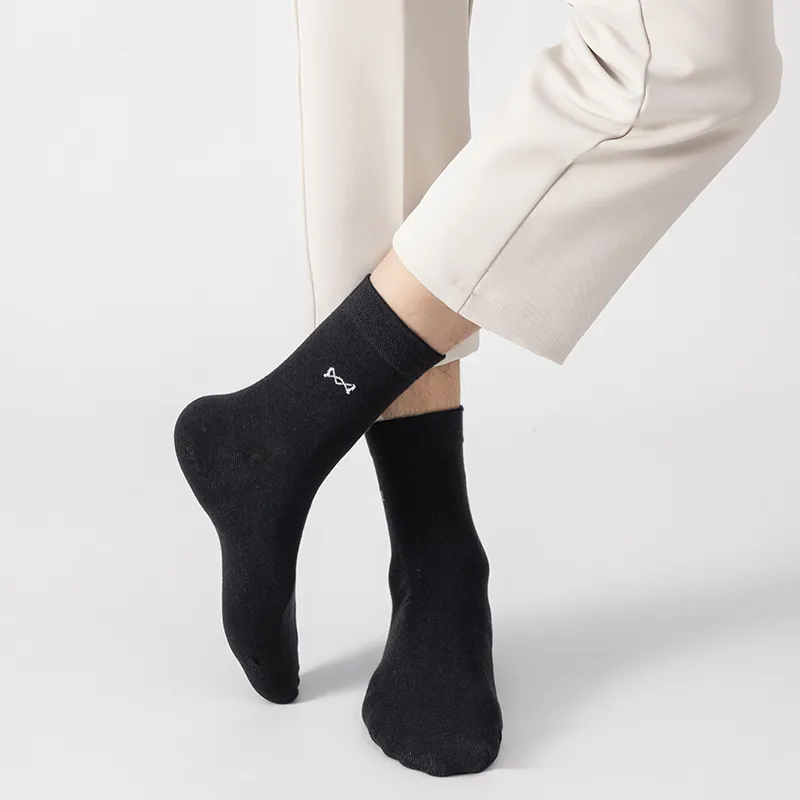 MIIOW Mid Calf Socks Men's Box 5 Pack-14