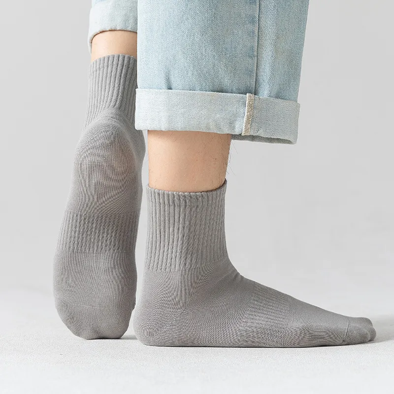 MIIOW Mid Calf Socks Men's 5 Pack-17
