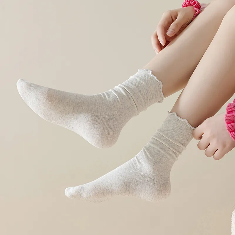MIIOW Mid Calf Socks Women's 5 Pack-59