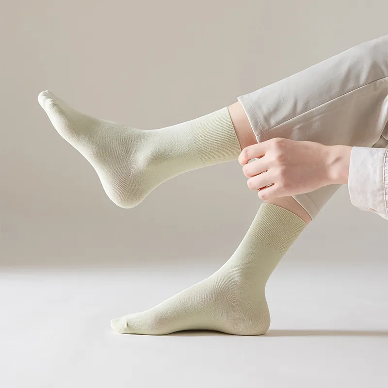 MIIOW Mid Calf Socks Women's 5 Pack-20