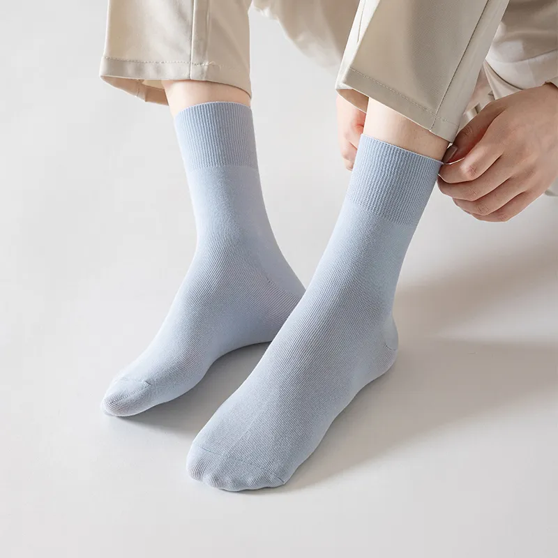 MIIOW Mid Calf Socks Women's 5 Pack-11