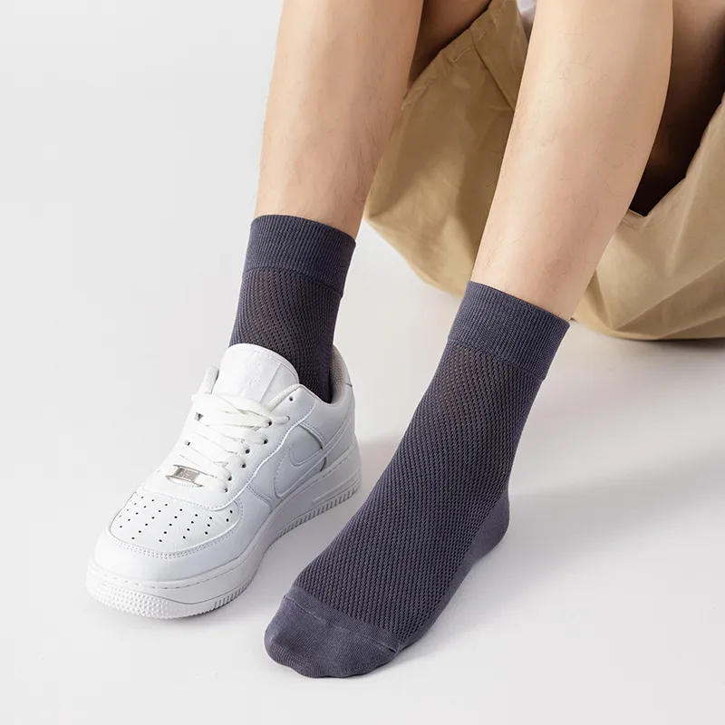 MIIOW Mid Calf Socks Men's 5 Pack-20