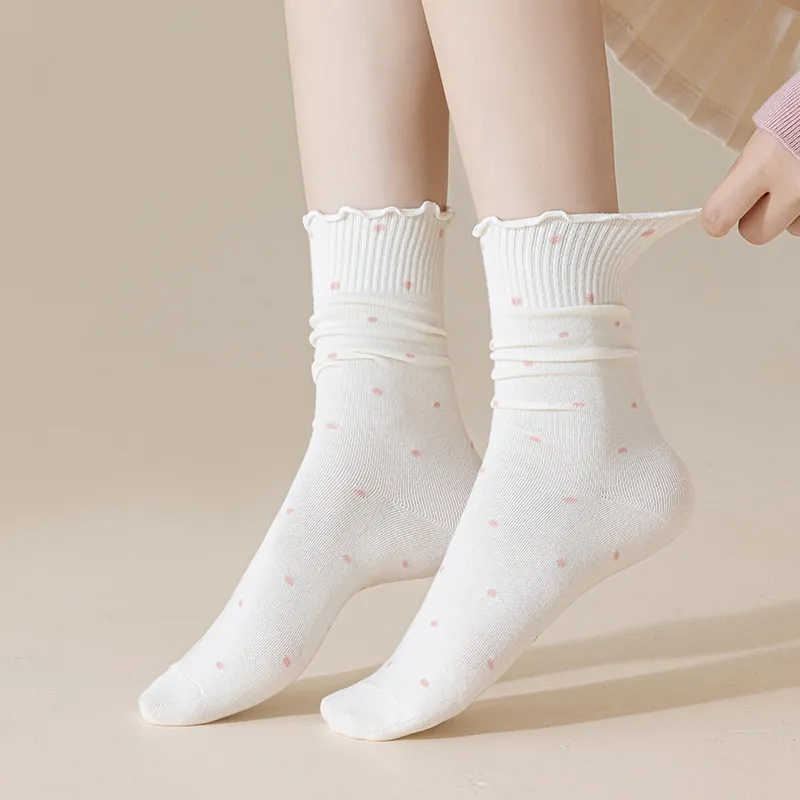 MIIOW Mid Calf Socks Women's 5 Pack-29
