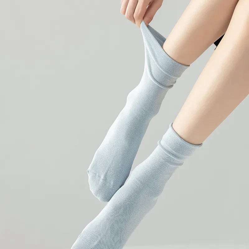 MIIOW Mid Calf Socks Women's 5 Pack-9