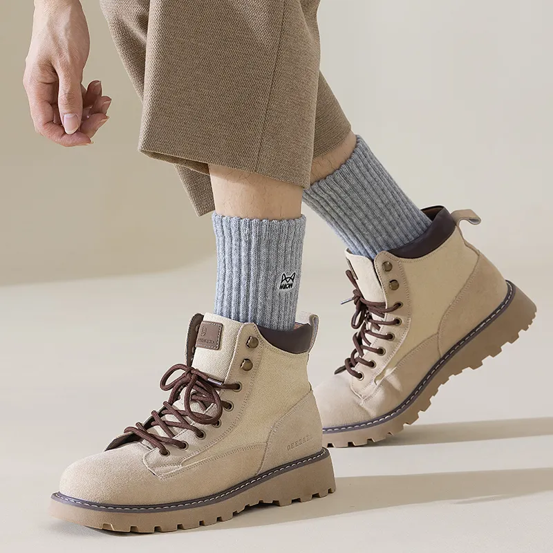 MIIOW Knee High Socks Men's 3 Pack-11