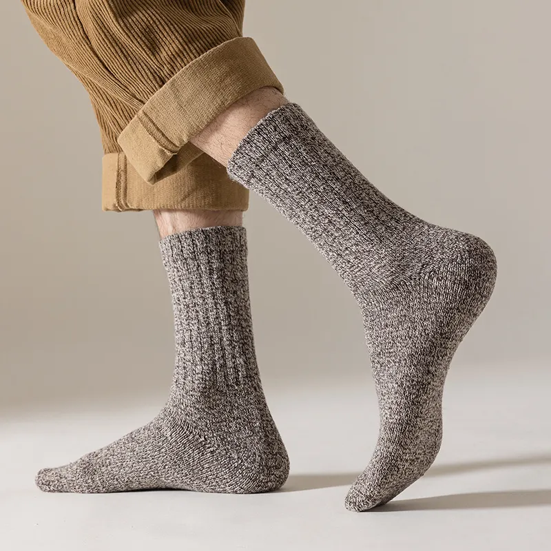MIIOW Mid Calf Socks Men's 5 Pack-19