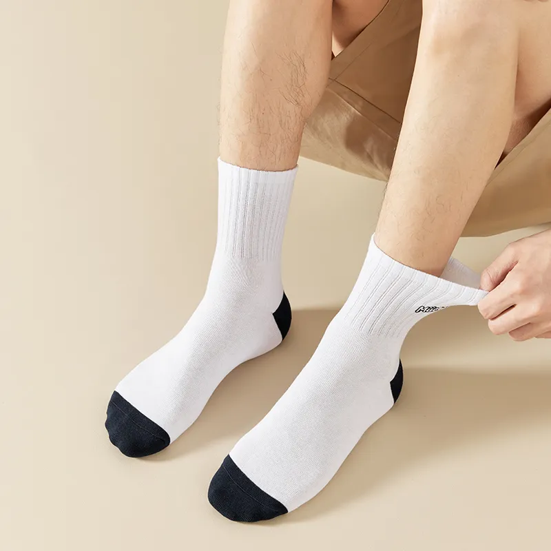 MIIOW Mid Calf Socks Men's 5 Pack-25
