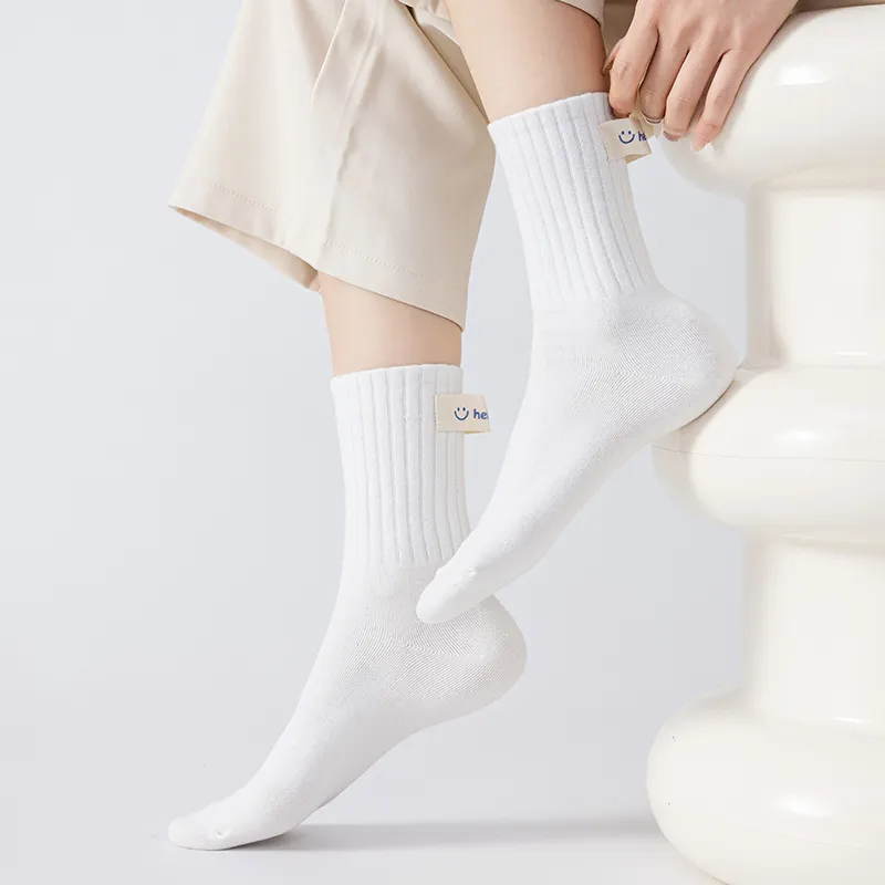 MIIOW Mid Calf Socks Unisex 5 Pack-11
